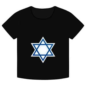 Star of David Organic Rib Baby Tee