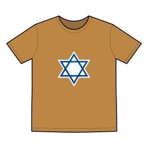 Star of David Men's Staple Faded Tee